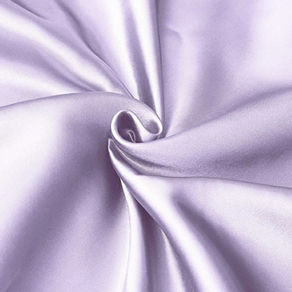 Silk Satin PillowcaseLight Purple, 20x26 in - Picture 3 of 8
